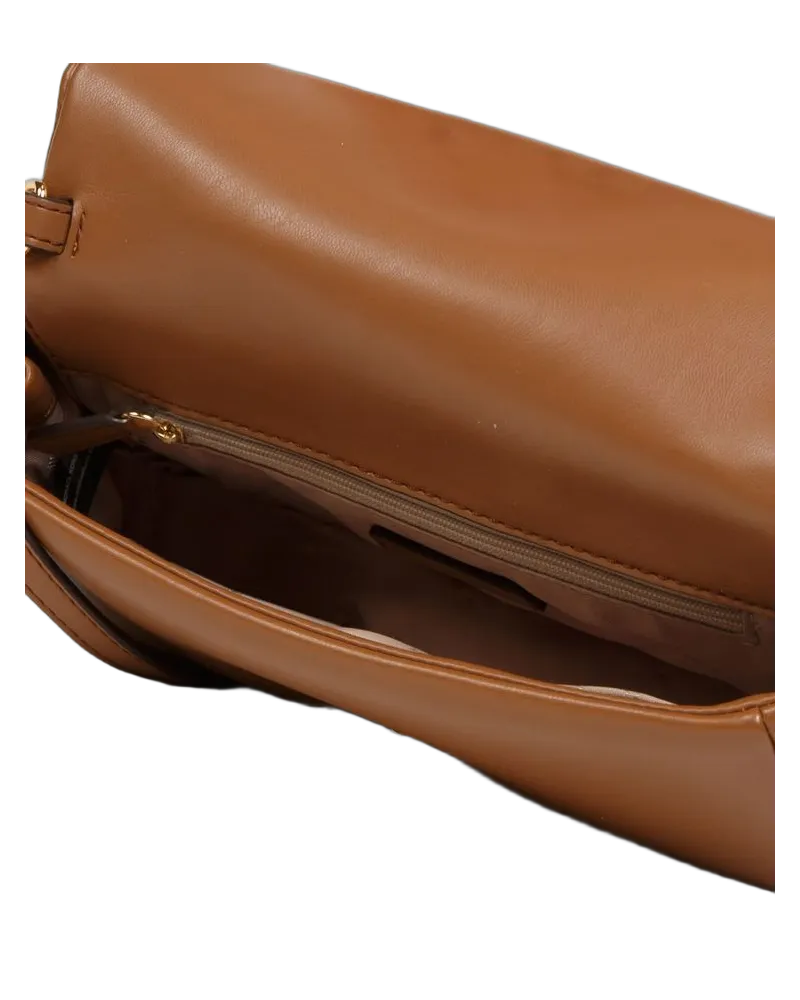Michael Kors Women's Crossbody Bag Luggage Polyvinyl Chloride Crossbody-bags Brown