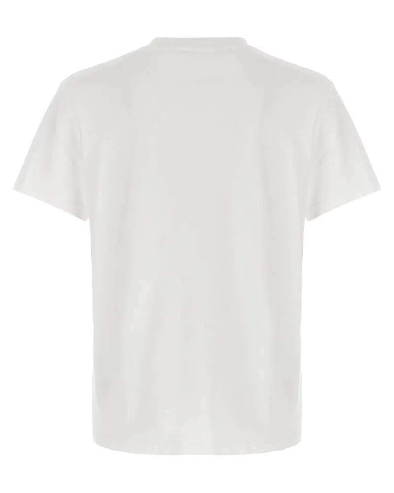 Valentino Garavani Logo-Embroidered T-shirt — White White