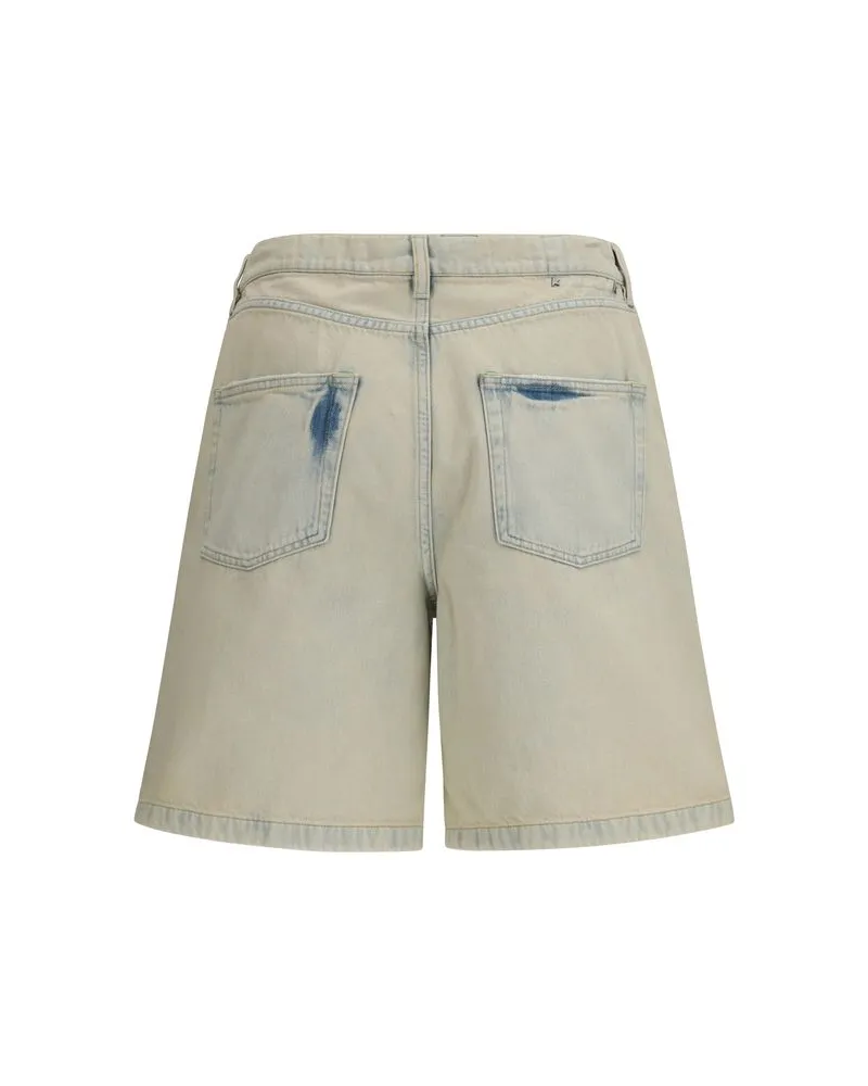 Golden Goose Men's Blue Cotton Bermuda Shorts Blue