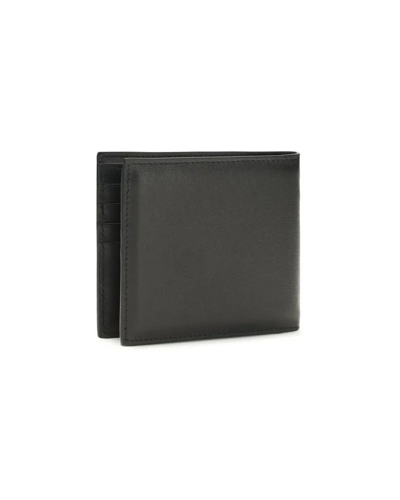 Givenchy Men's Black Calf Leather Bos Taurus Wallet Black