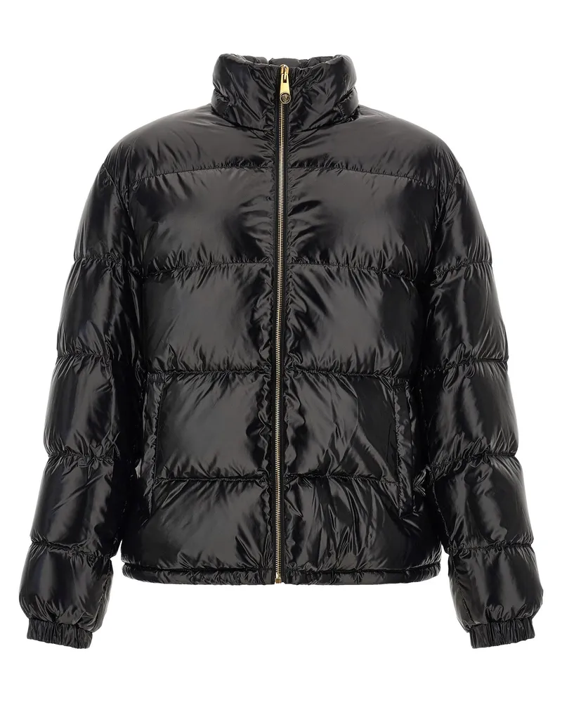 Versace Barocco Down Jacket — Black Black