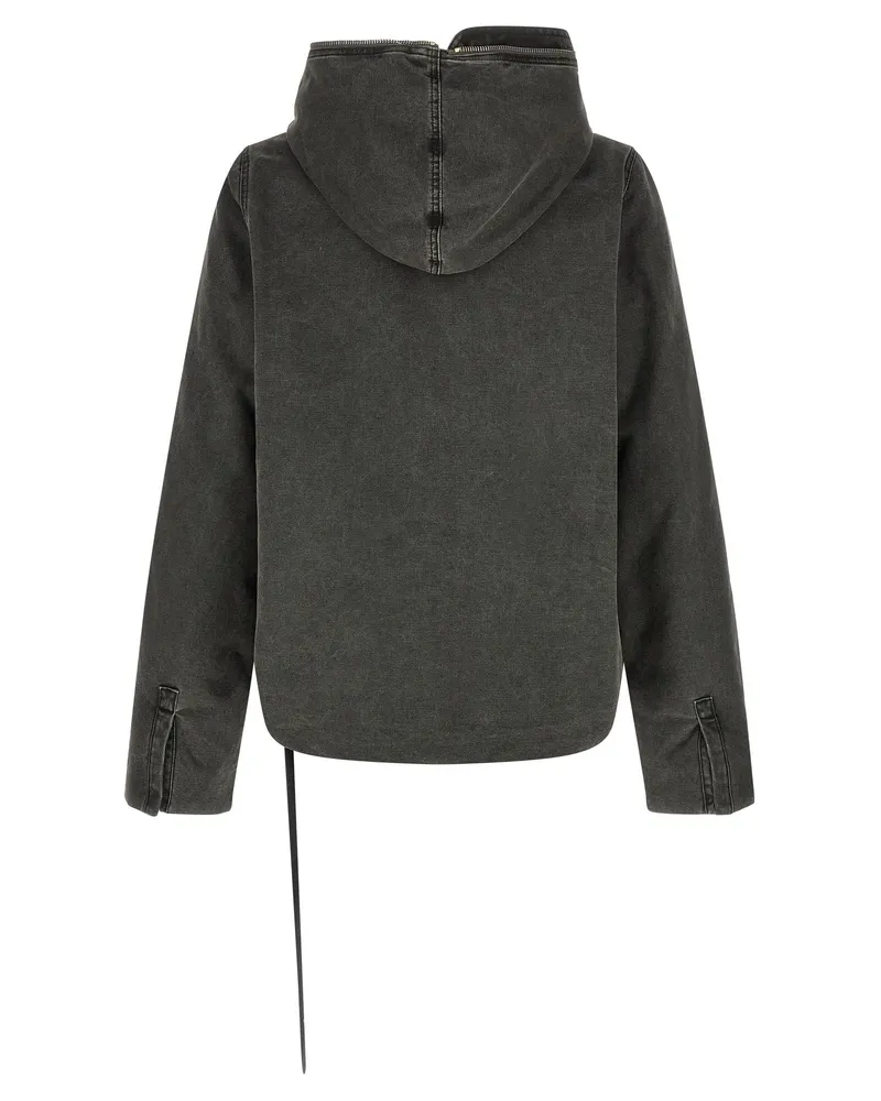 DRKSHDW by Rick Owens Gimp Jacket — Charcoal Charcoal
