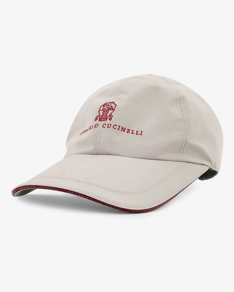 Brunello Cucinelli Men's Baseball Cap Beige Polyester Hat Beige