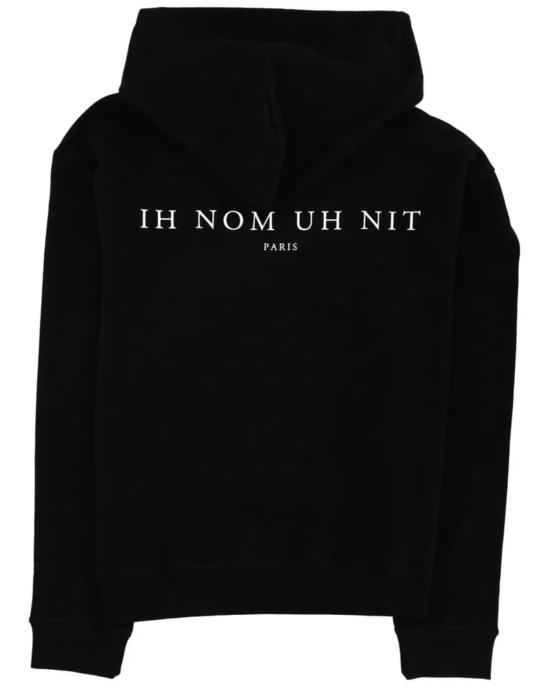 IH NOM UH NIT Printed Cotton Sweatshirt — Black Black