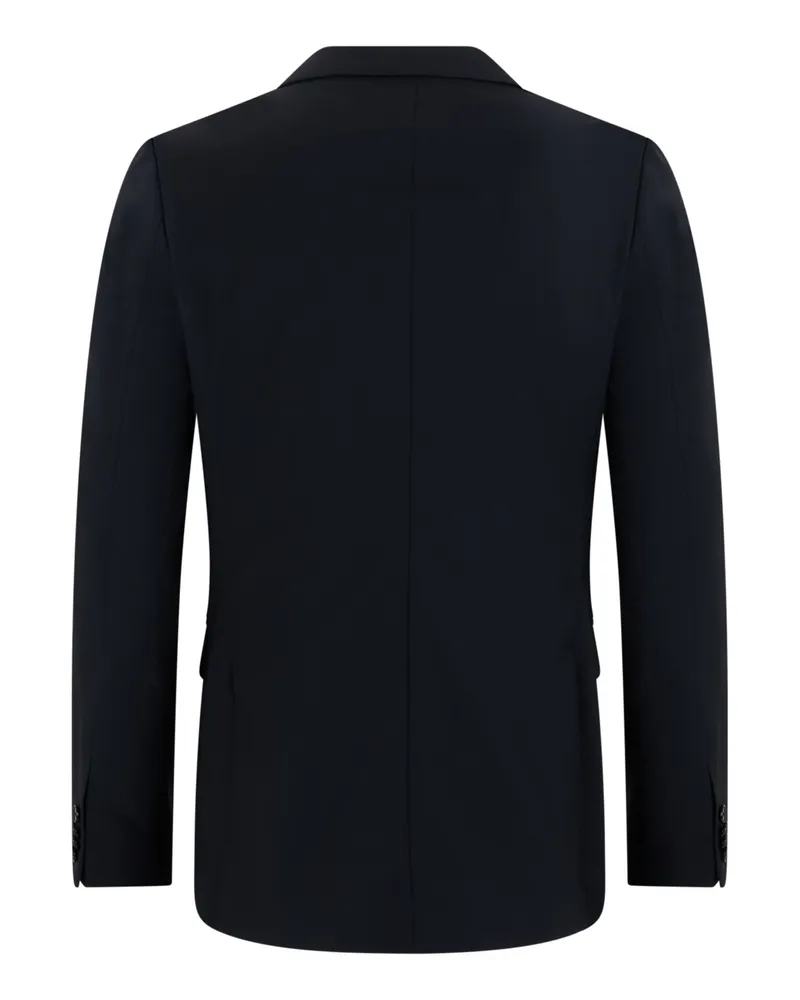 HUGO BOSS Men's Double-Breasted Jacket Dark Blue Virgin Wool Suit & Dinner Navy