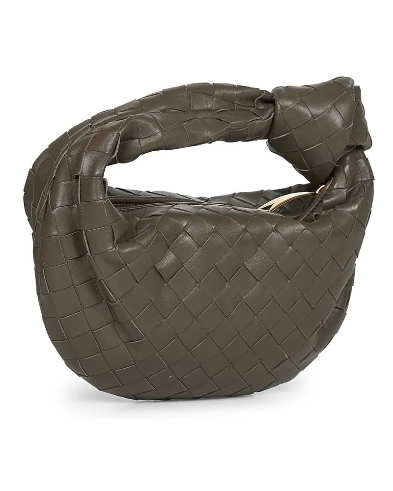 Bottega Veneta Women's Handbag Mini Jodie Cypress Green Lambskin Handbags Hand Bags Green