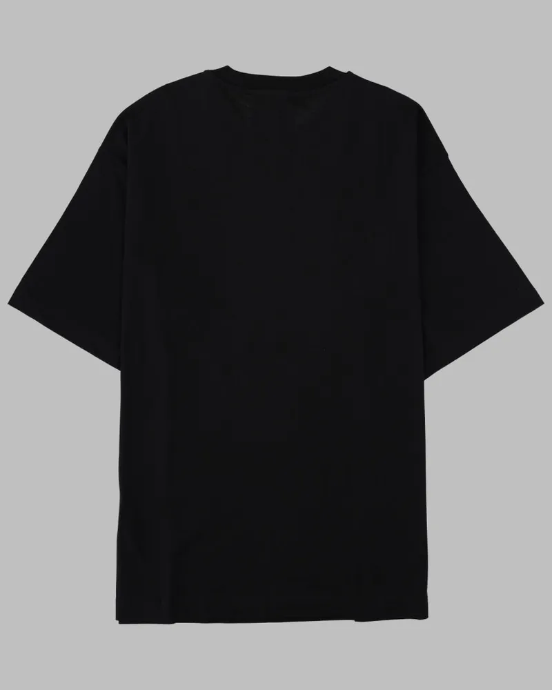 Versace Jeans Liquify Rubber Logo T-Shirt — Black Black