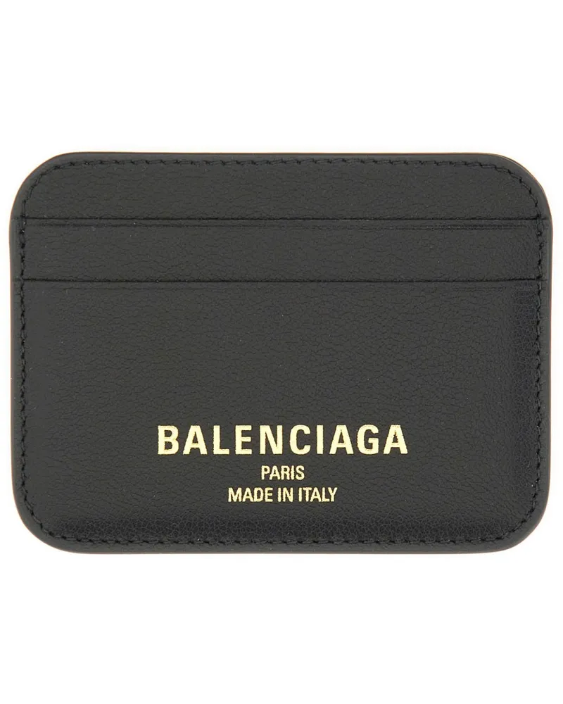 Balenciaga Card Holder — Black Black