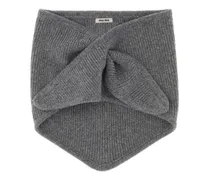 Virgin Wool Cashmere Scarf — Gray