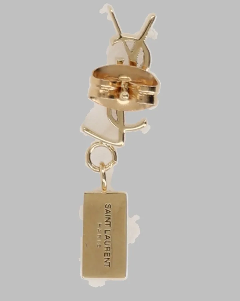 Saint Laurent Cassandre Earring — Gold Gold