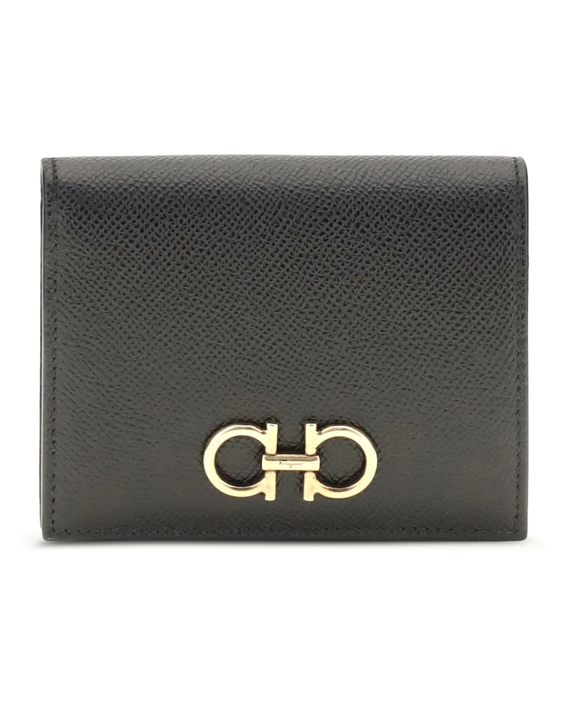Ferragamo Women's Calfskin Wallet Black Calf Leather & Purses Black