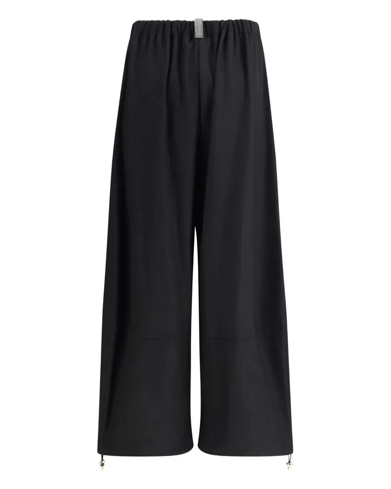 Fabiana Filippi Women's Elastic-Waist Trousers Aw25 W Black
