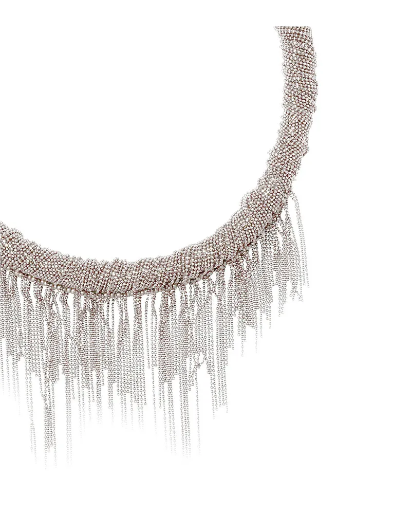 Fabiana Filippi Women's Necklace, Metallic Necklaces Silver