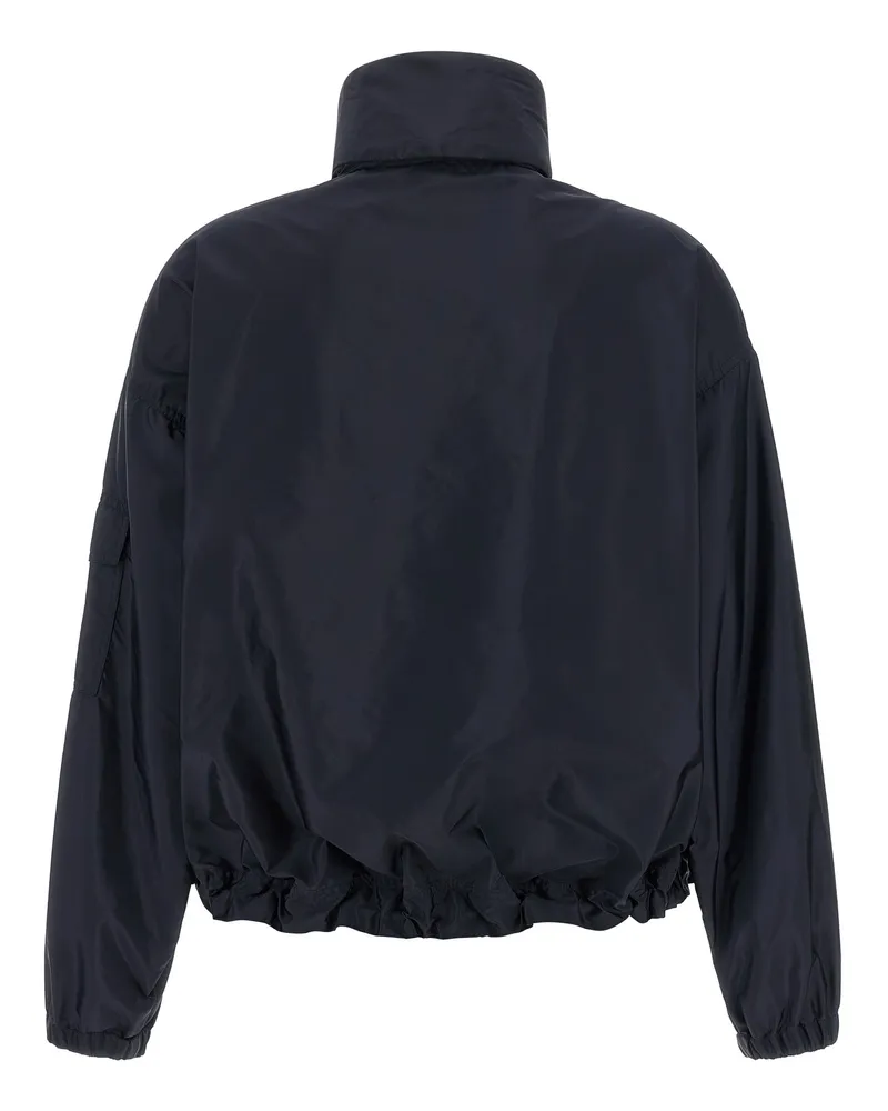 Moncler Women's Blue Polyamide Shell Jacket Clothing Navy