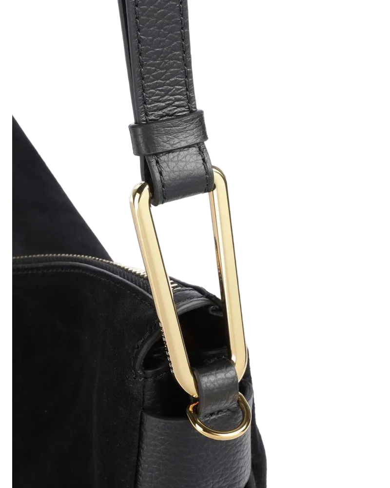 Coccinelle Women's Shoulder Bag Black Cowhide - Shoulder-Bags Black