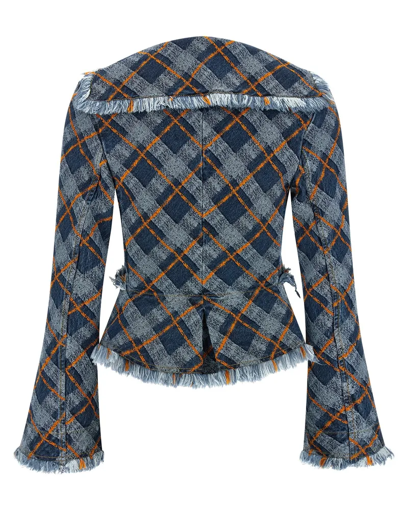 Vivienne Westwood Women's Blue Cotton Blazer Clothing Blue