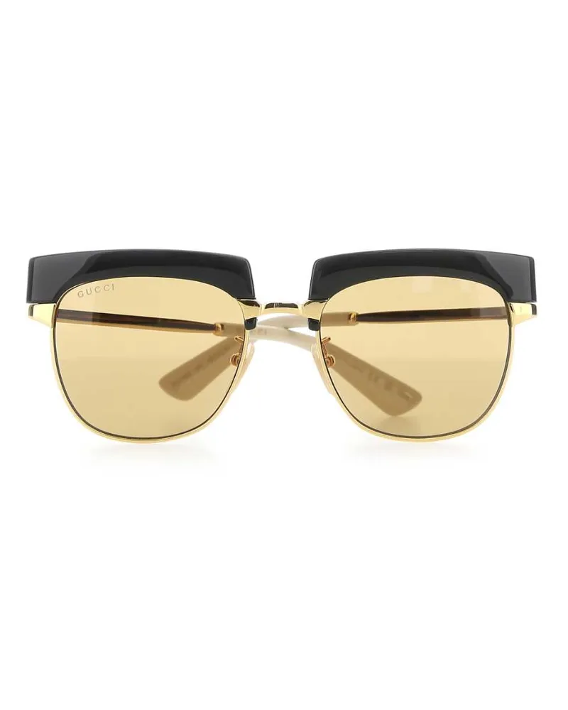 Gucci Men's Gold Metal Sunglasses 8023 Exterior: Occhiali Da Sole Gold