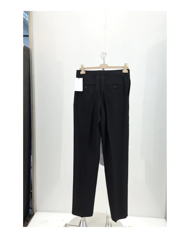 Celine Men's Trousers Classic Black Wool (ovis Aries Black