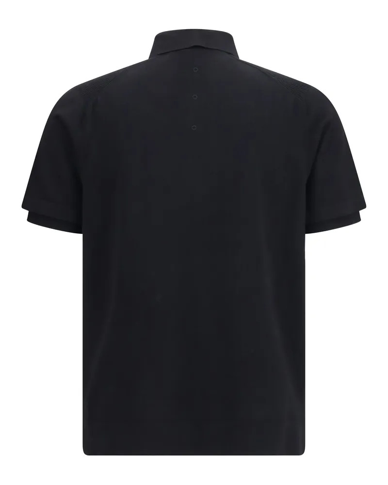 Premiata Men Polo Shirt Black Cotton T-shirts And Polos Black