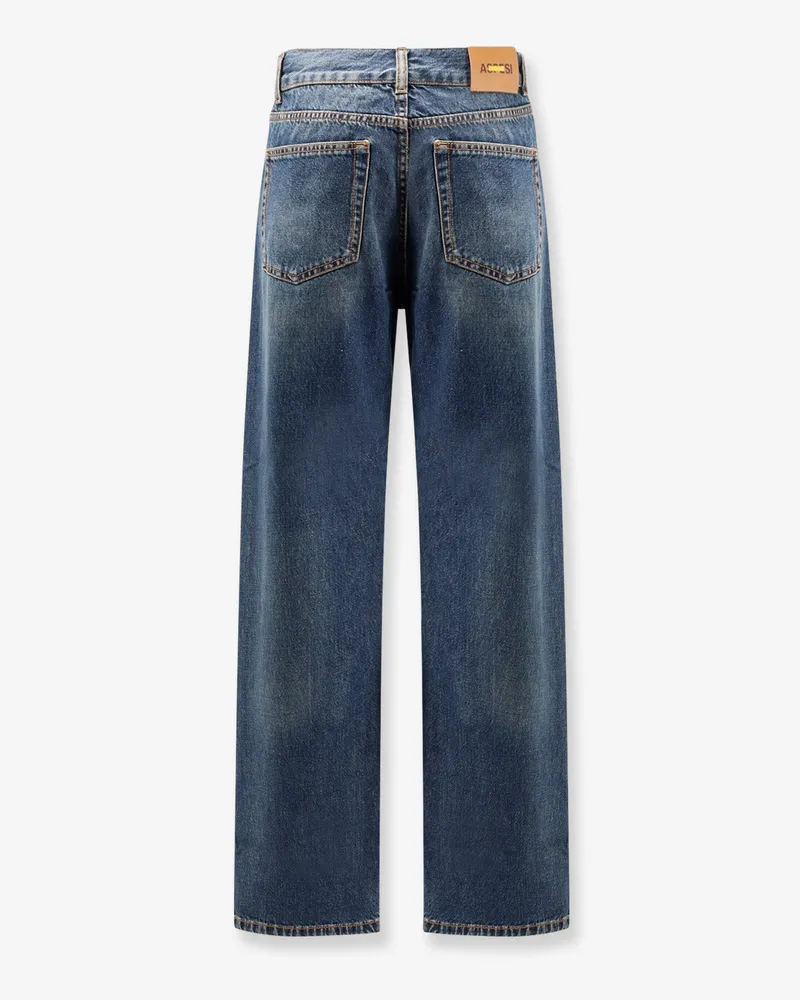 ASPESI Women's Jeans Five-Pocket Blue Cotton Blue