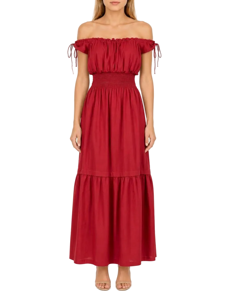 Pinko Women's Dress Cotton Apparel - Red Red