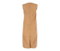 Women's Skin Pink Nappa Leather Dress Naturale Abiti
