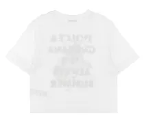 Glitter Print T-Shirt — White