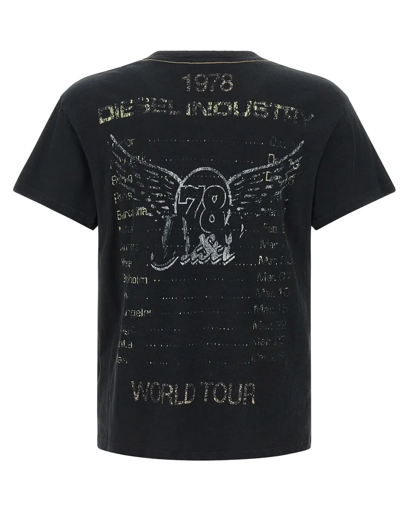 Diesel World Tour T-Shirt — Black Black