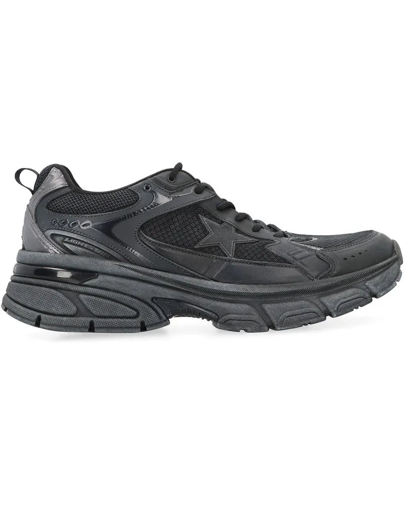 Golden Goose Men's Lightstar Low-Top Sneakers Black Trainers Black