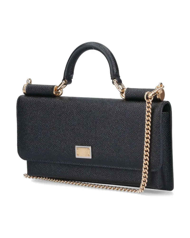 Dolce & Gabbana Women's Bags Black Calf Leather Black