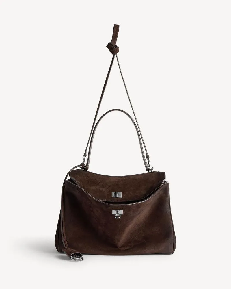 Balenciaga Unisex H26 Bag Marron Brown