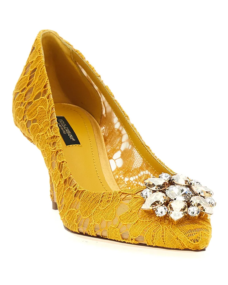Dolce & Gabbana Bellucci Pump — yellow Yellow