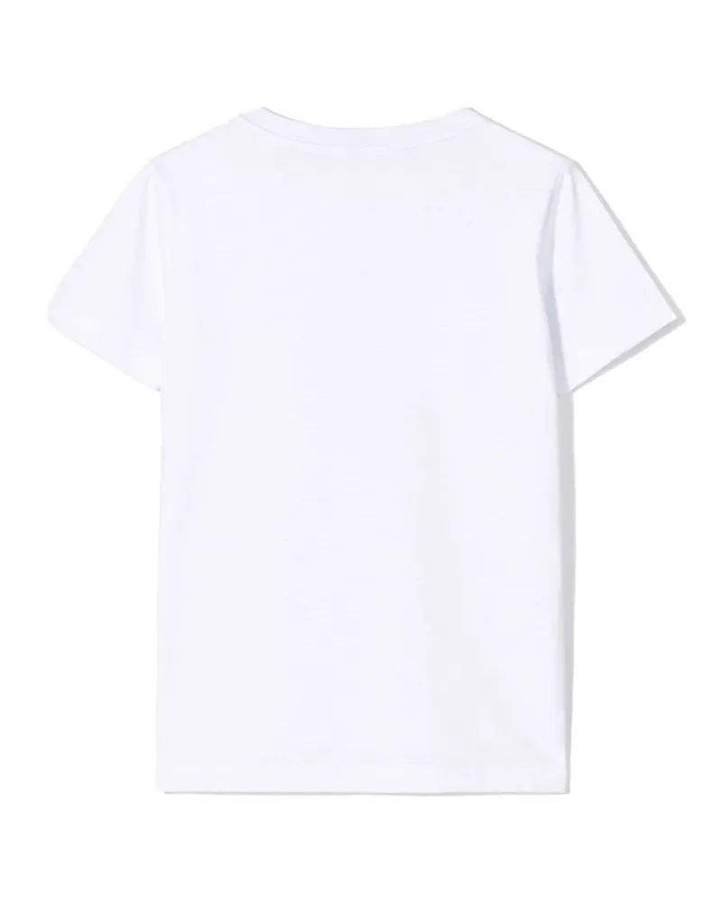 Stella McCartney S Logo Cotton T-Shirt — White White