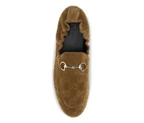 GG Suede Loafer — Brown