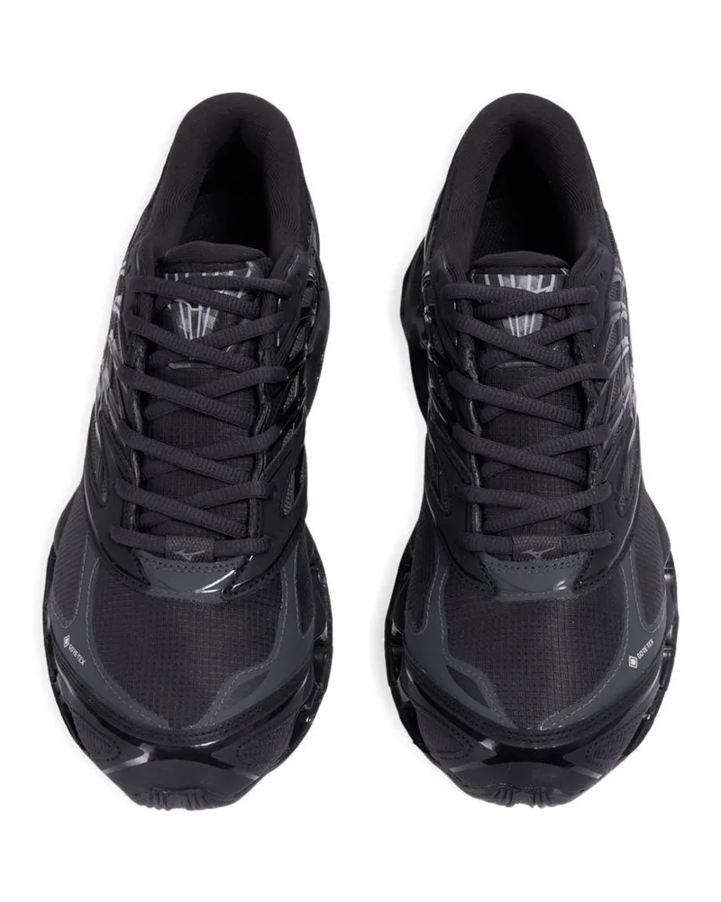 Mizuno Unisex Sneakers Wave Prophecy Ls Gore-Tex Black Technical Mesh Trainers Black