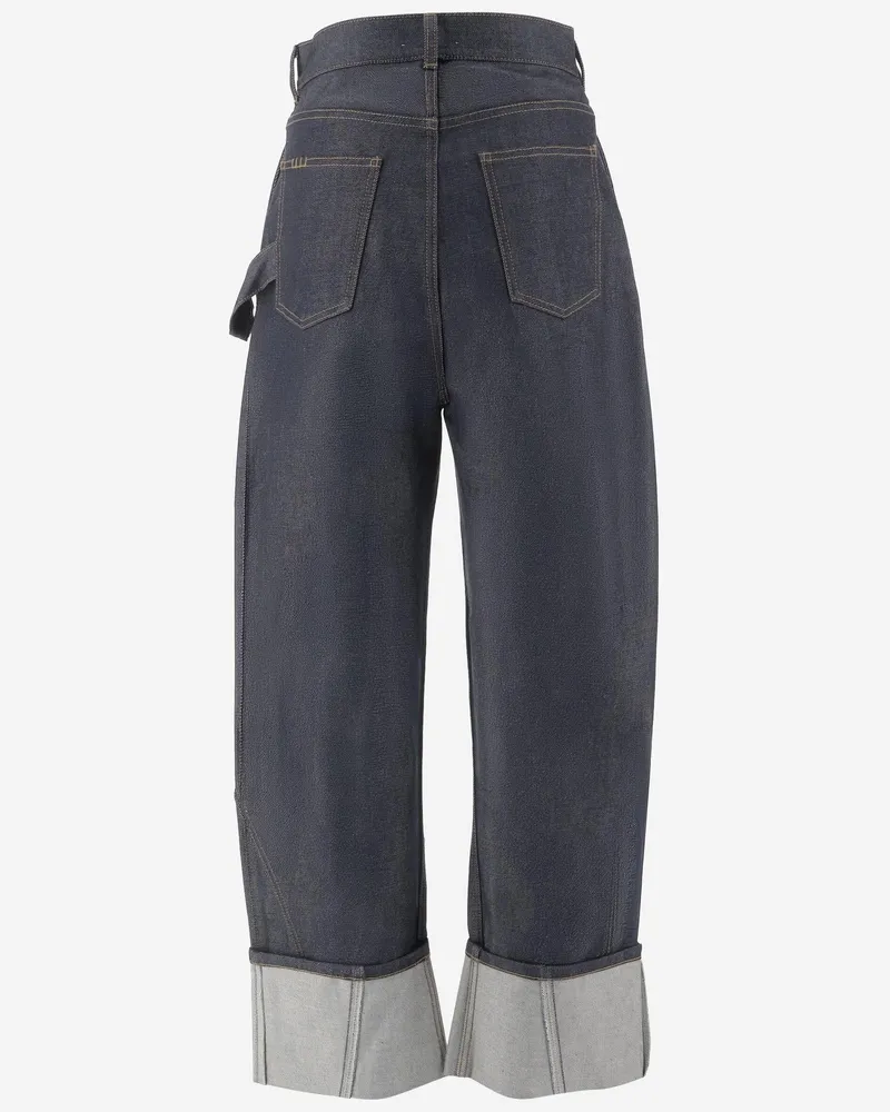 J.W.Anderson Women's Jeans Cotton Denim Blue Blue