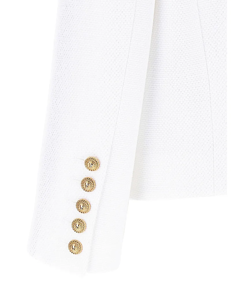 Balmain Spencer Blazer — White White