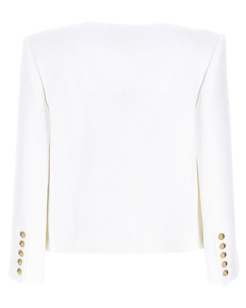 Balmain Spencer Blazer — White White