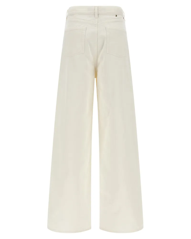 Golden Goose Women's White Cotton Boyfriend Jeans Clothing White