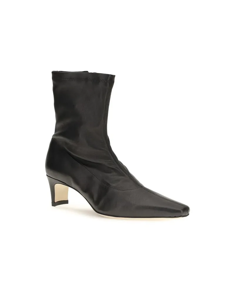 STAUD Wally Sock Ankle Boot — Black Black