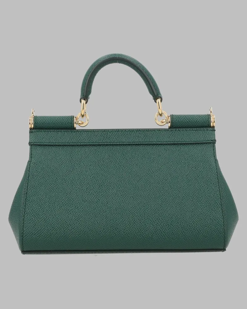 Dolce & Gabbana Sicily Top Handle Bag — Green Green
