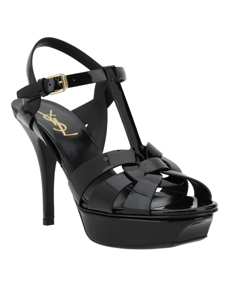 Saint Laurent Women's Tribute Sandals Nero Nero