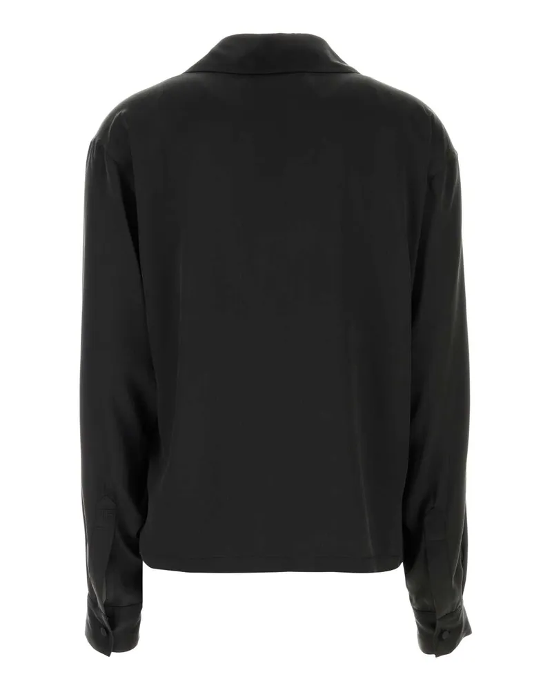 Tom Ford Black Exterior: Silk Polo T-shirts And Polos Black
