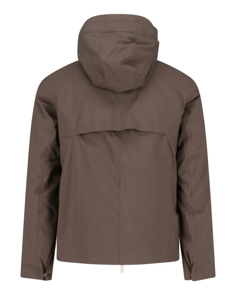 K-Way Men's Jackets Brown Polyester Brown
