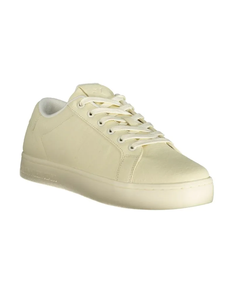 Calvin Klein Platform Polyester Sneaker — White White