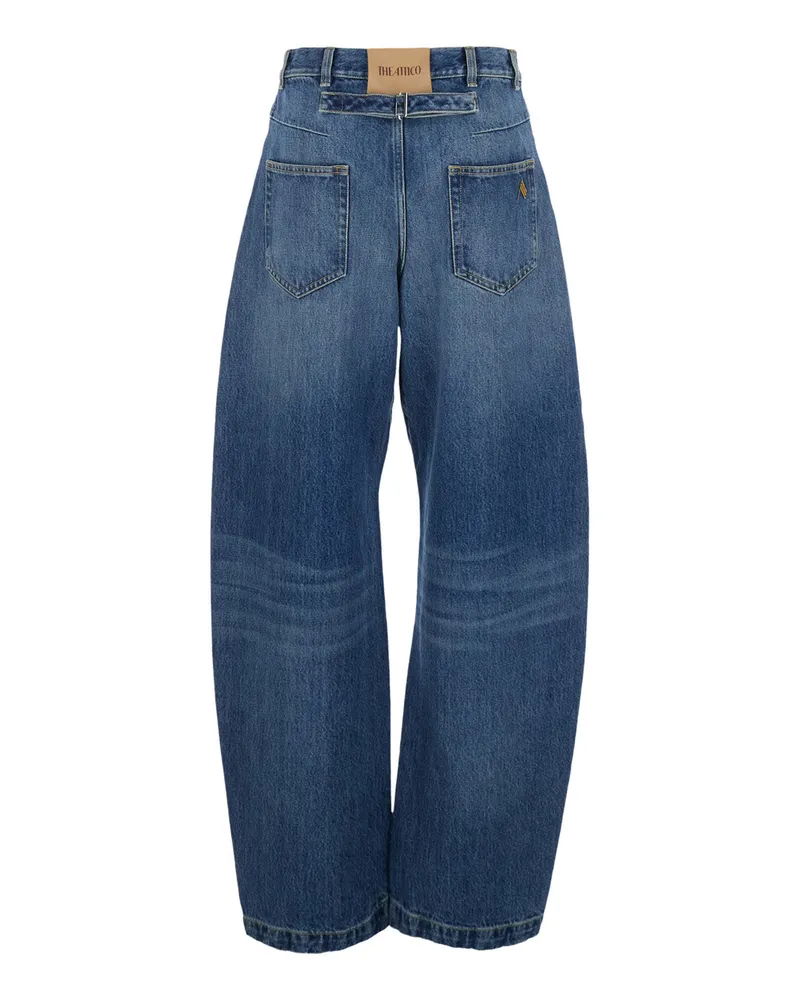 ATTICO Women's Blue Denim Jeans Blue