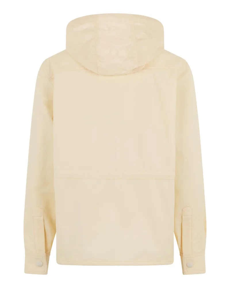 Moncler Women's Jacket Erable Cream Cotton Canvas Cream