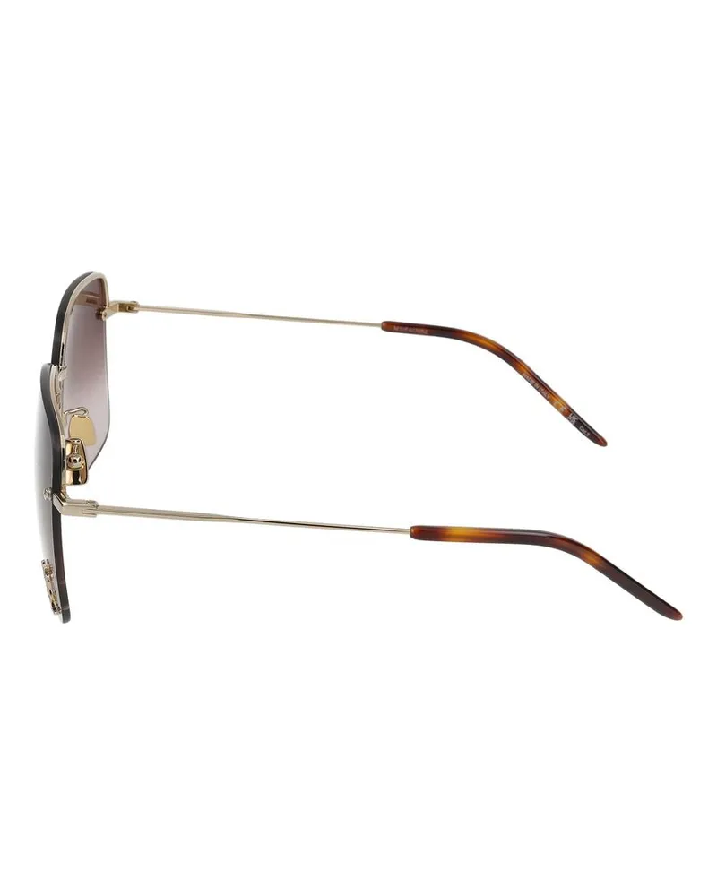 Saint Laurent Women's Sunglasses Sl 312 M 008 Gold Brown 17-145 Metal Gold