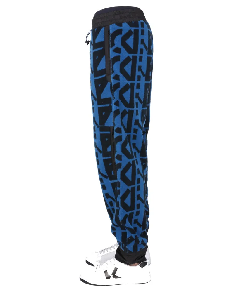 Kenzo Monogram Logo Jogger — Blue Blue