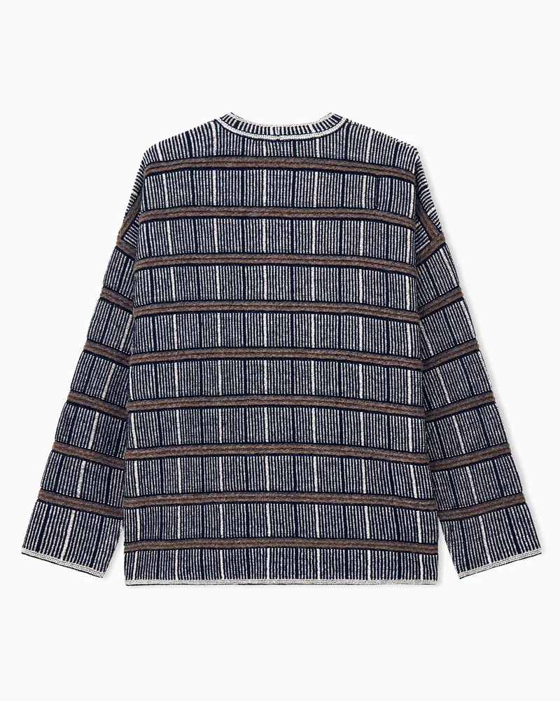 Giorgio Armani Men's Sweater Blue Navy